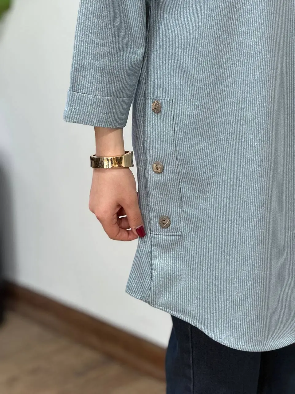 مانتو دکمه دار آیسو یکتا